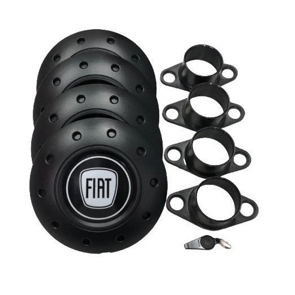 Calotas miollo fiat palio aro 13 1996/2016 amarok preto