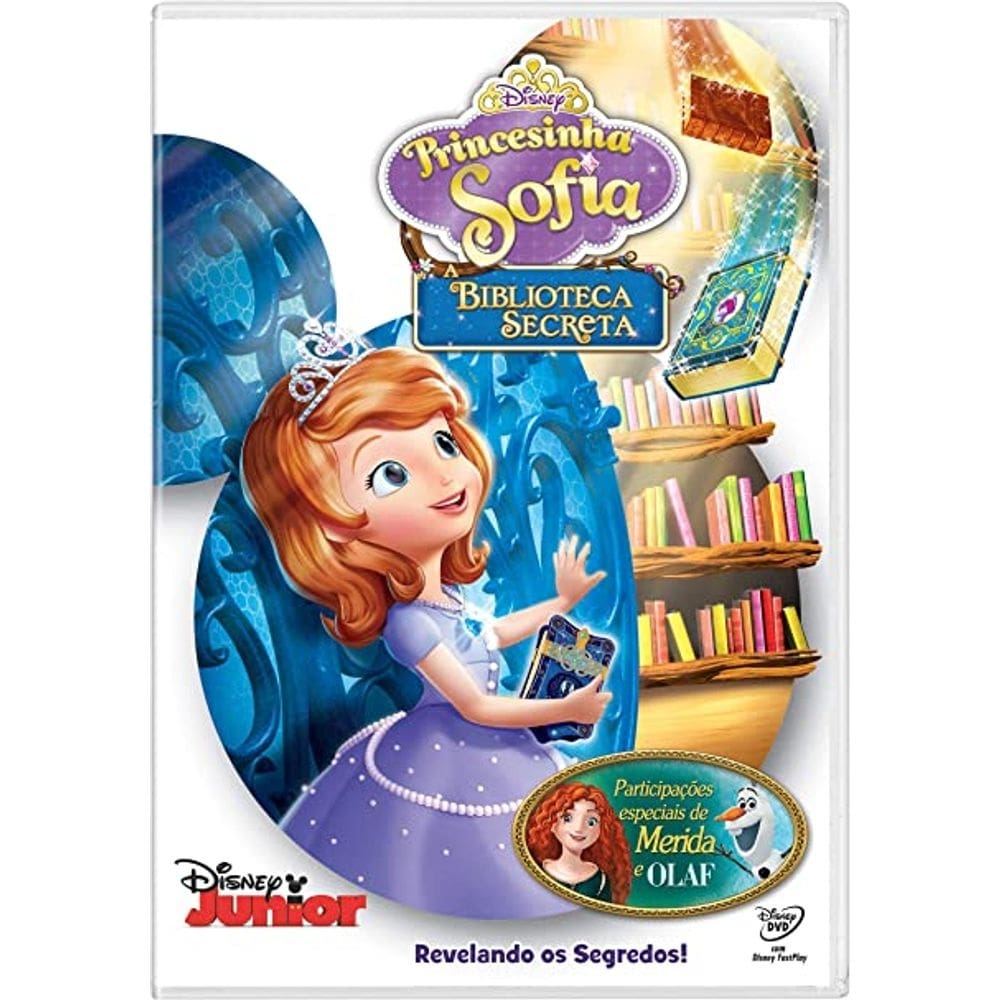 DVD Princesinha Sofia A Biblioteca Secreta