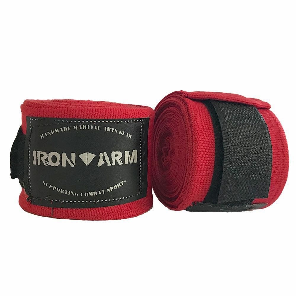 Bandagem elástica iron arm vermelha 3mx50mm