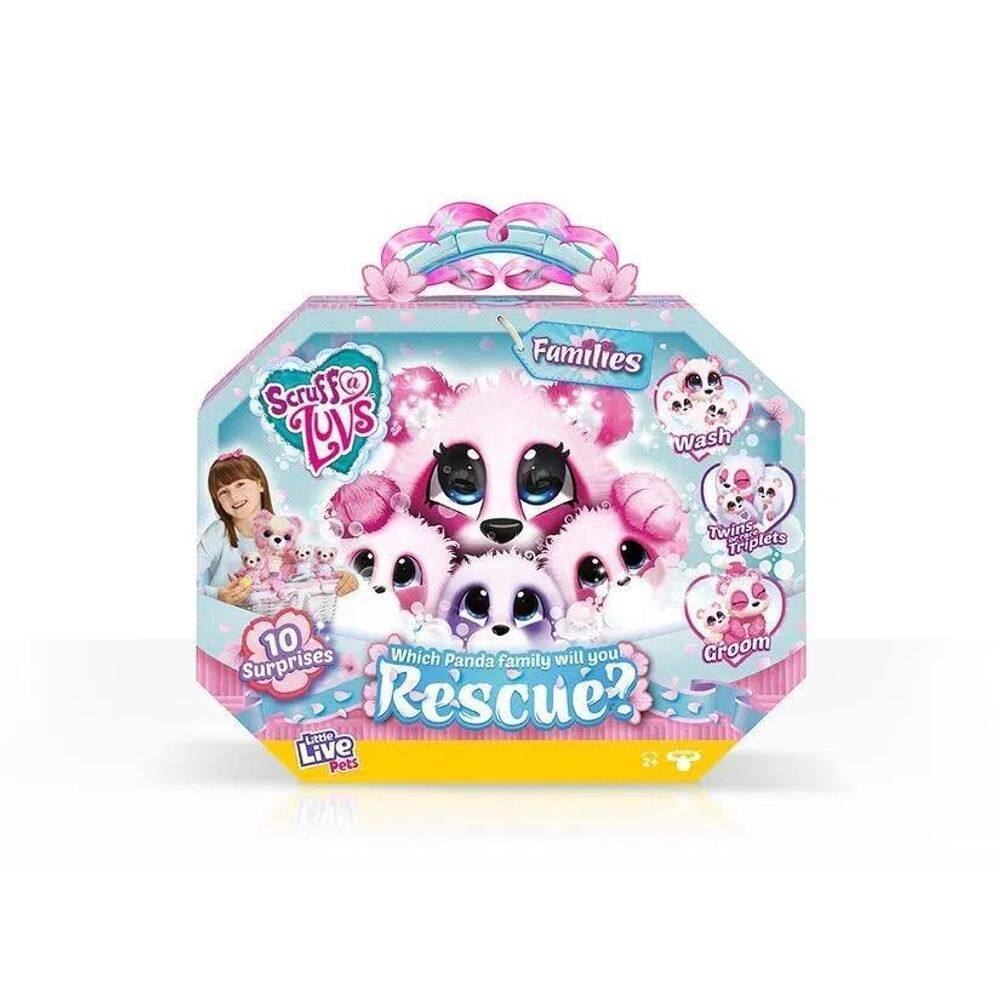 Adotados scruff a luvs panda surpresa - fun divirta-se
