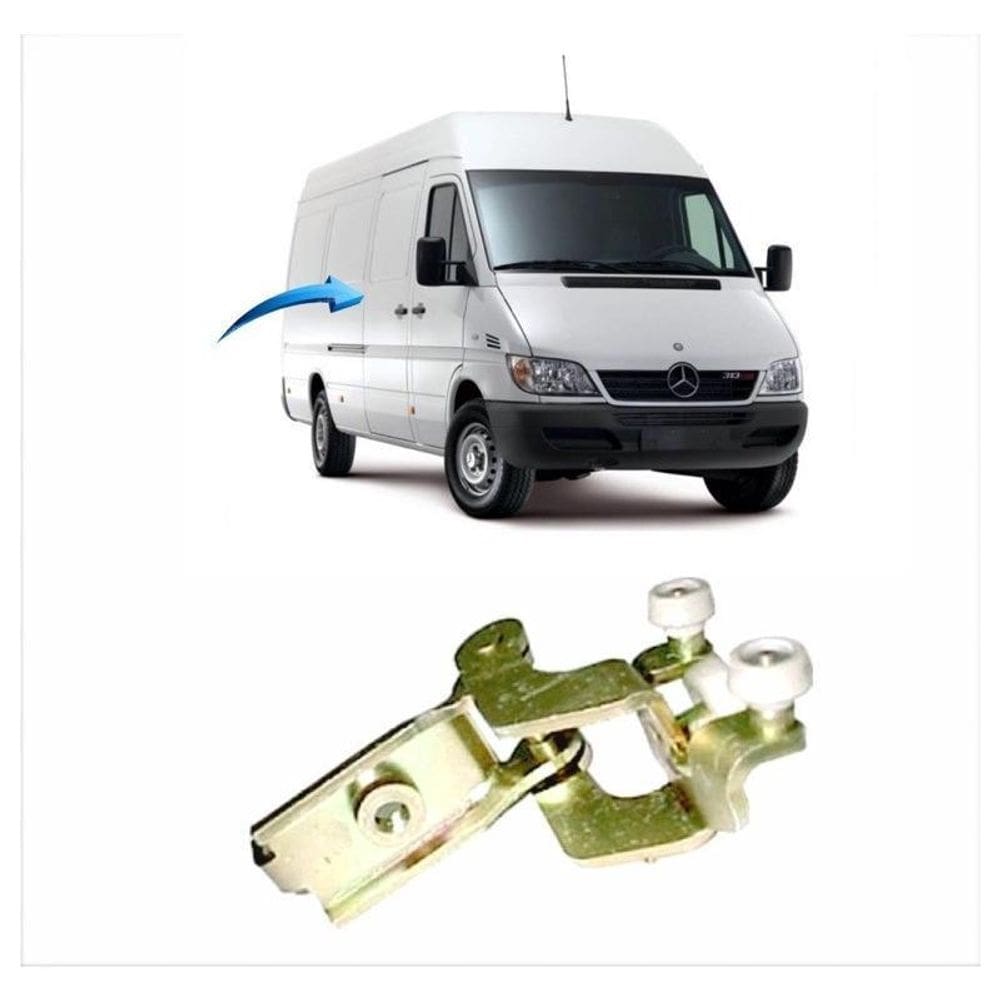 Carrinho central guia porta de correr sprinter todas