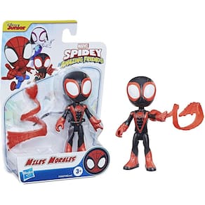 Boneco articulado homem aranha miles morales 10cm - hasbro