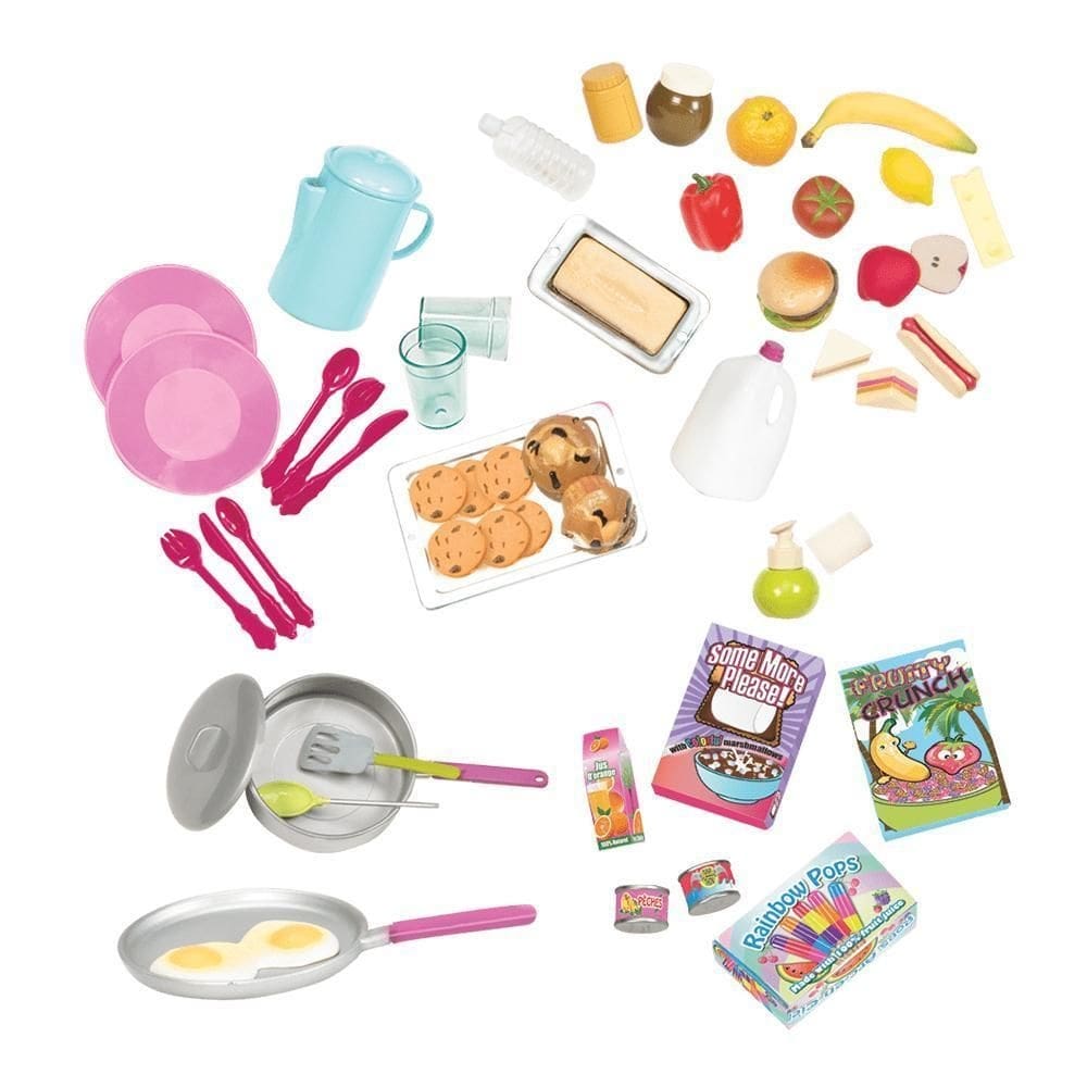 Kit Com Utensílios De Cozinha - Our Generation