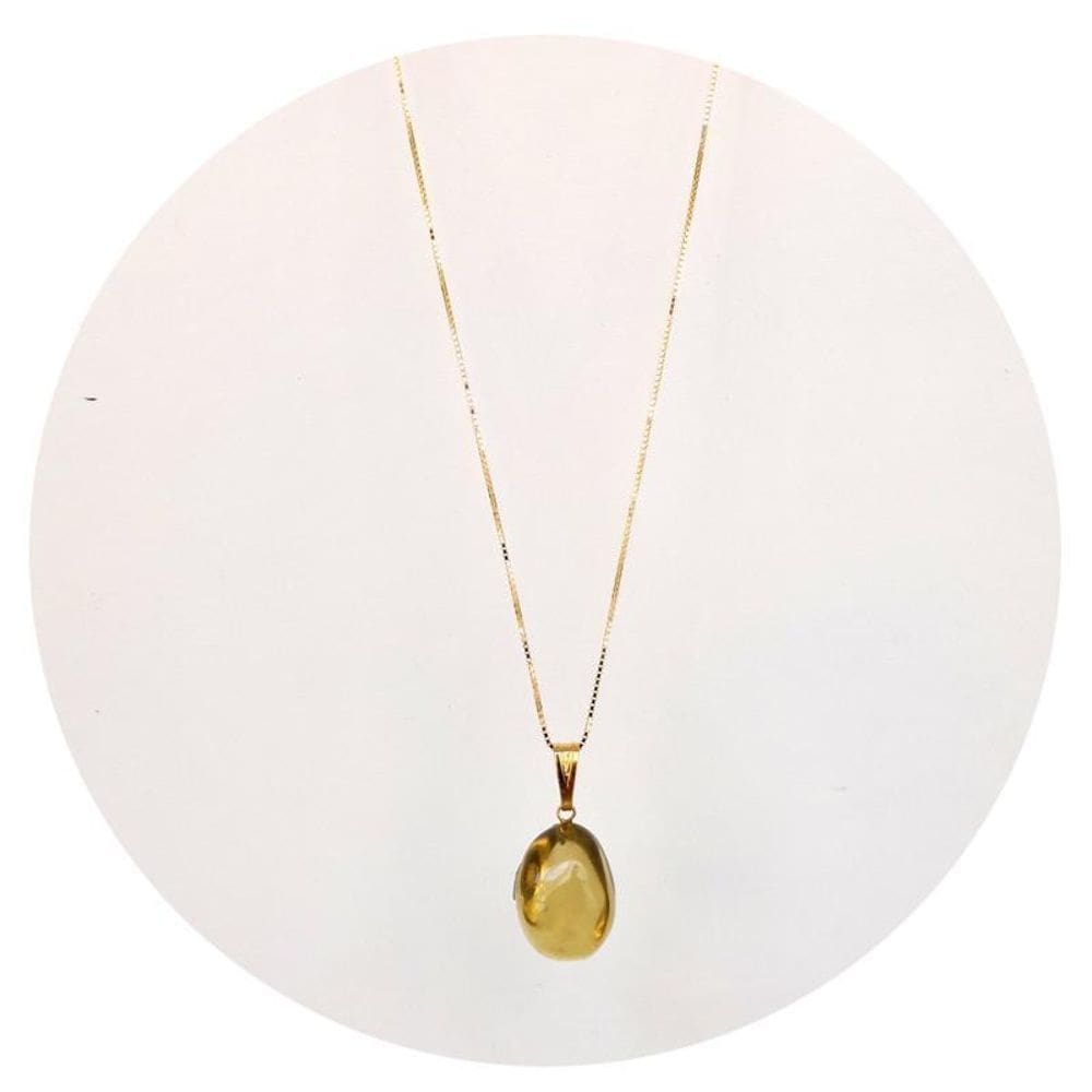 Colar em ouro 18k green gold natural e legítima - p. vecchio