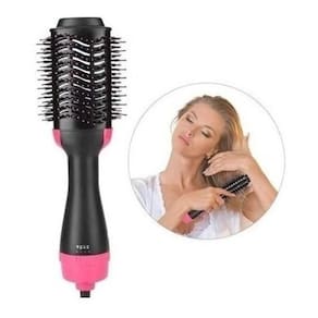 Secadora cabelo 4 em 1 escova seca alisa e modela 24hs