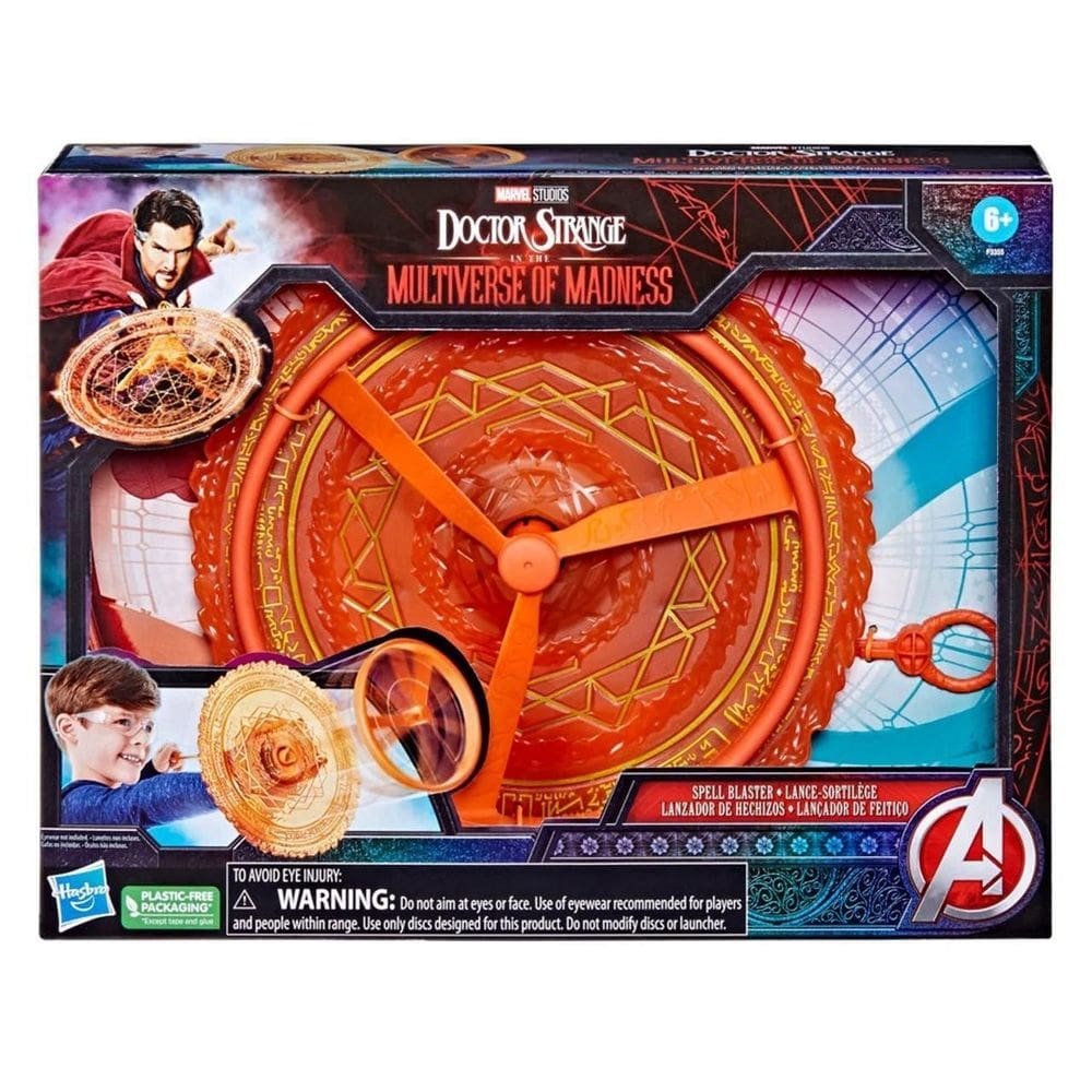 Brinquedo dr estranho lançador de feitiços - hasbro f3355