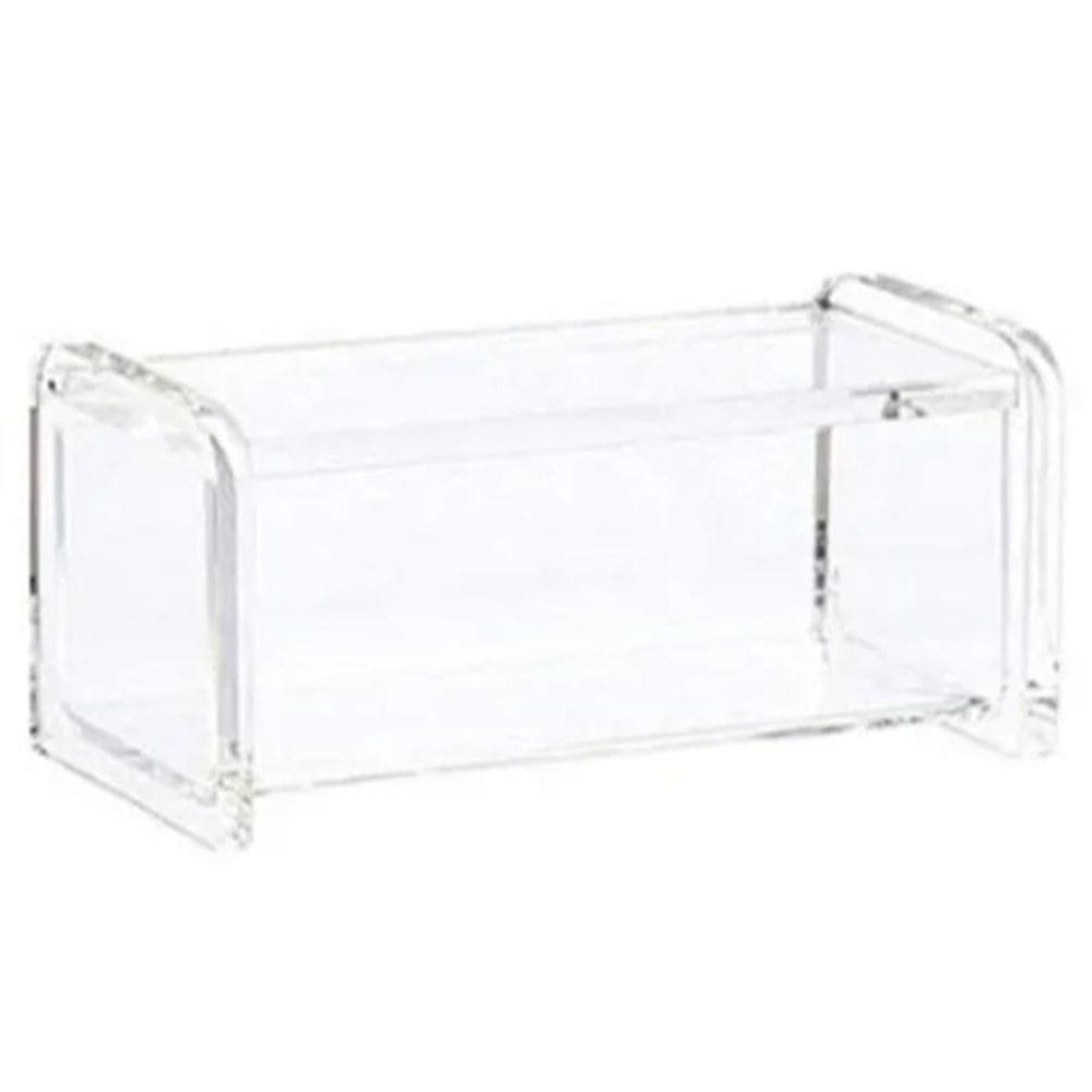 Porta organizador cotonete algodão banheiro lavabo acrílico
