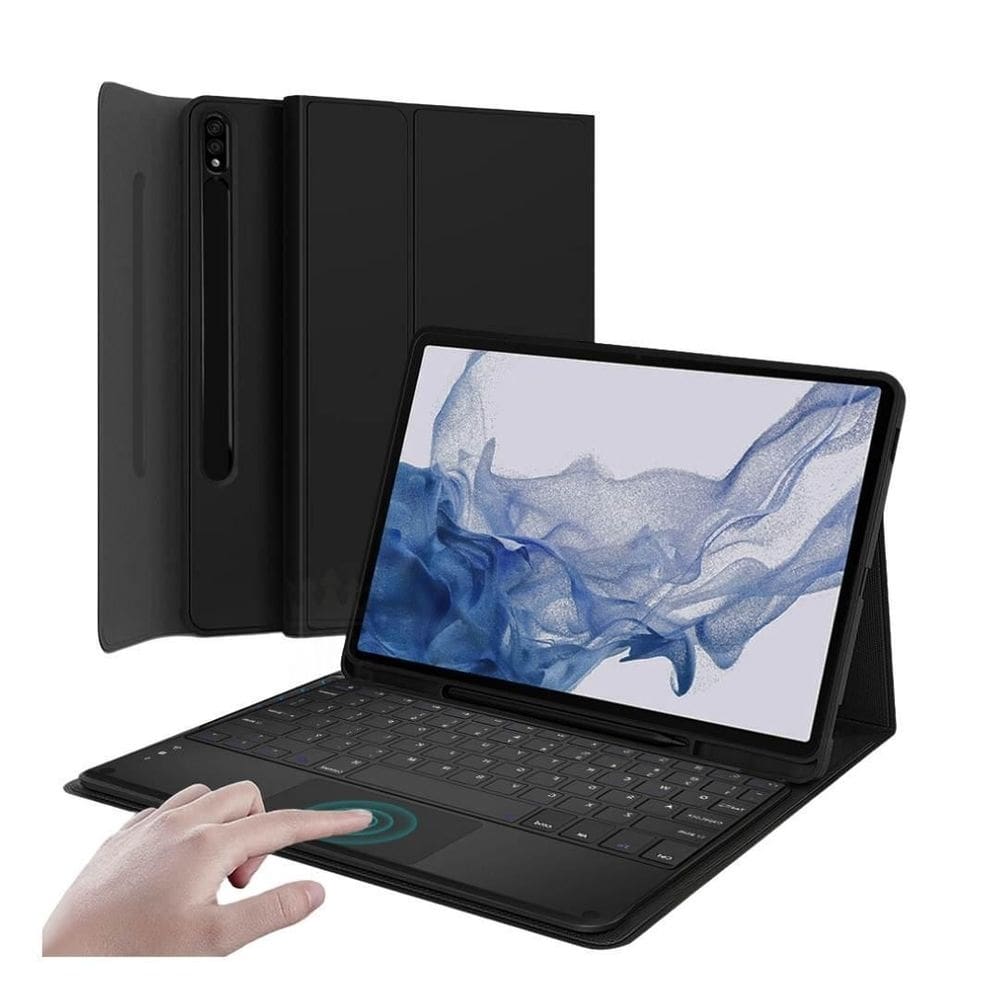 Capa Com Teclado E Slot P Pencil Galaxy S7 Fe T730/ T733