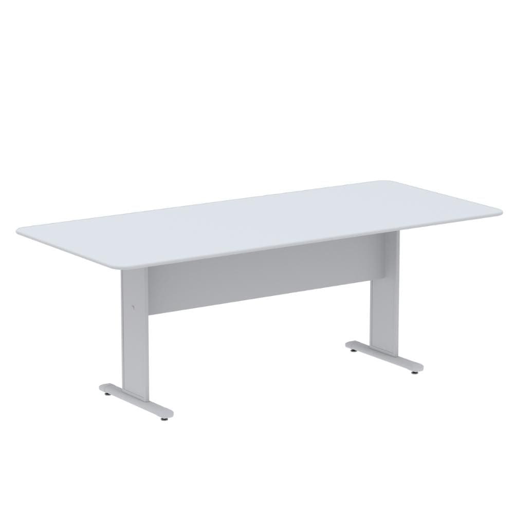 Mesa Reuniao Maxxi 75X200x94 Retangular Cinza - Pandin