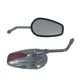 Espelho retrovisor gvs mod.harley para vulcan 800 cromado
