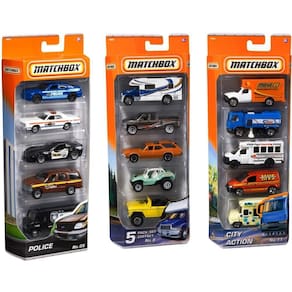 Carrinho matchbox com 5 carrinho  1 cx c/5