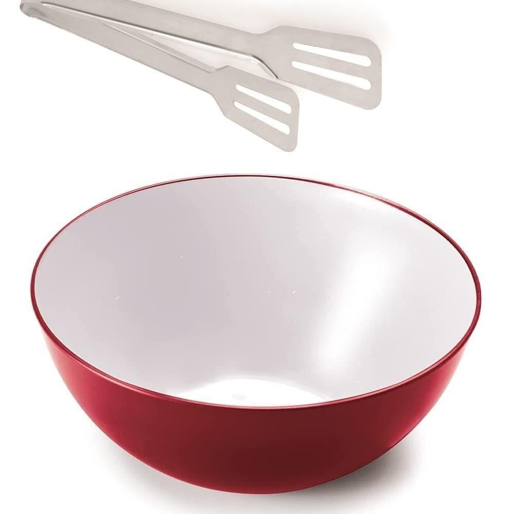 Saladeira De 4 Litros Com Pegador Em Inox