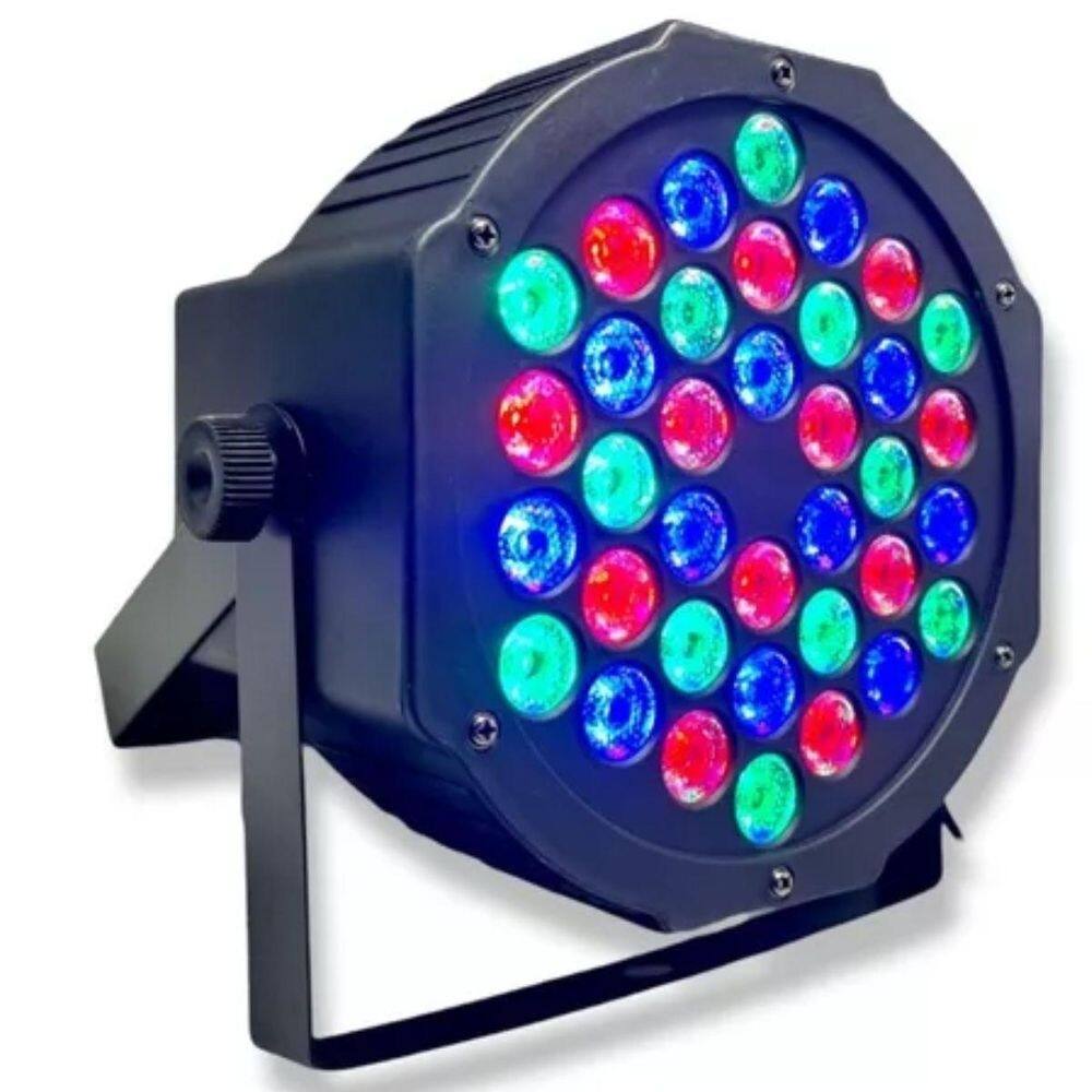 Jogo De Luzes Canhão 36 Led Rgbw Para Decoração