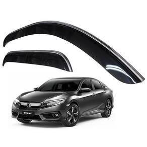 Calha De Chuva Honda Civic 4 Portas 2017 2018 Fumê