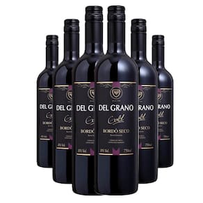Vinho Del Grano Gold Tinto Seco Bordô 6X750Ml