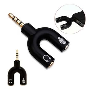 Adaptador Para Fone Headset Microfone P2 X P3 Áudio
