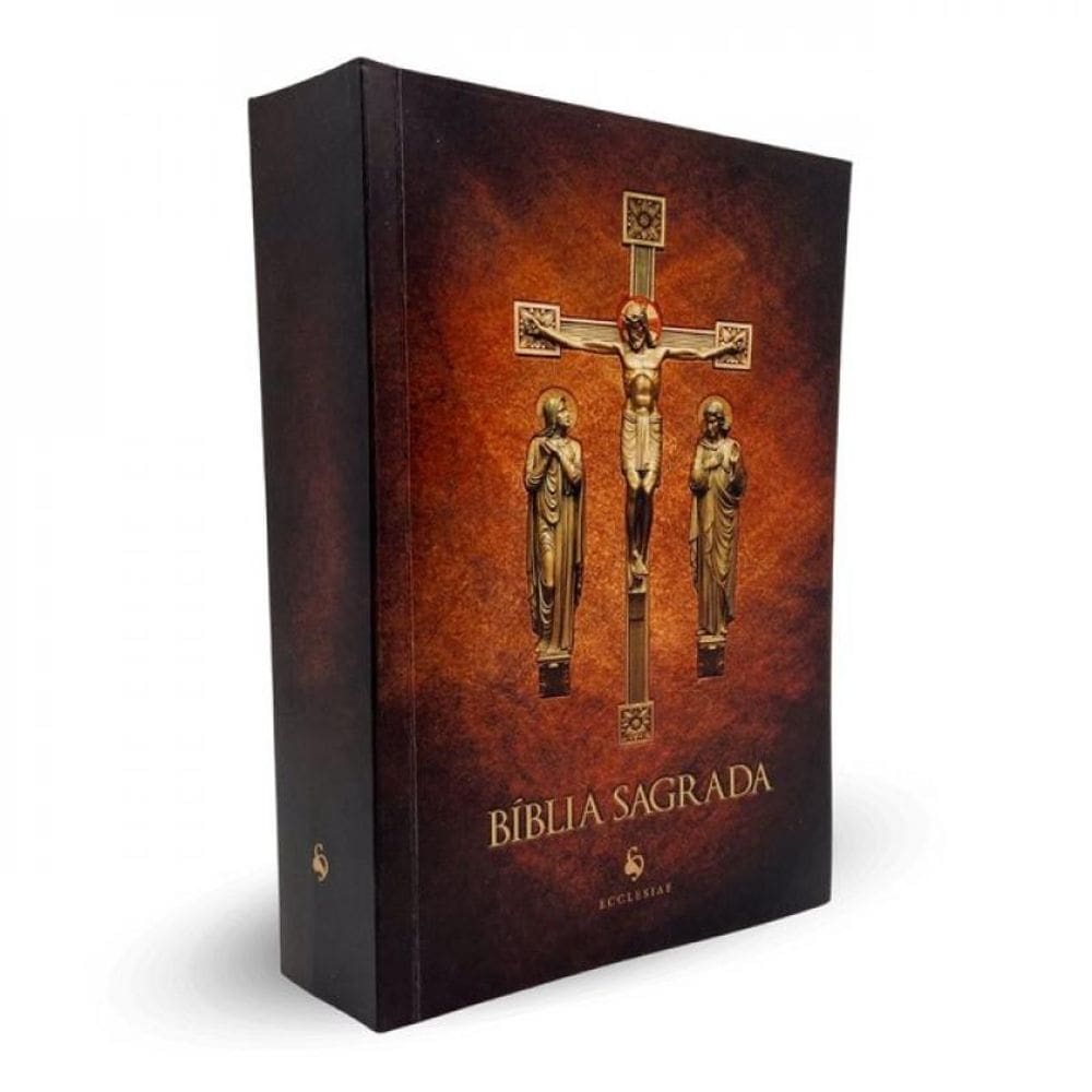 Bíblia Sagrada — Santa Cruz - Capa Cristal