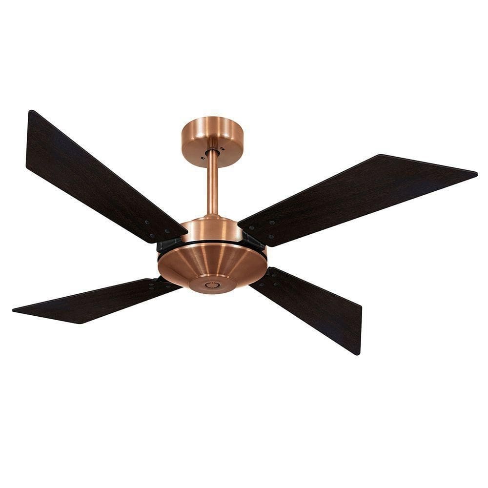 Ventilador De Teto Volare Cobre 4 Pás Tabaco 110V
