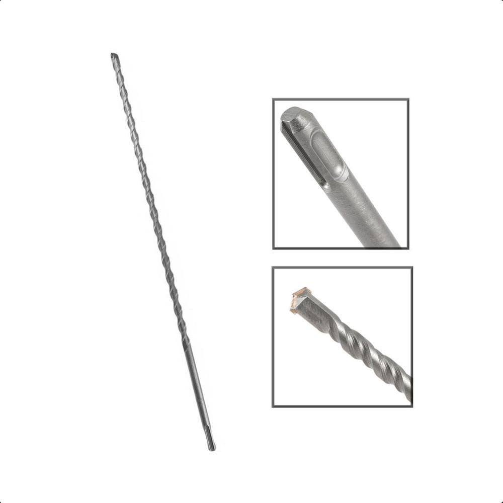 Broca Sds Plus 10X260 Mm Aço Carbono Tungstênio Martelete