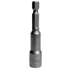 Soquete magnético 8mm sextavado m8 x 65mm cr-v profissional