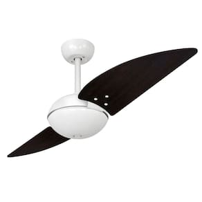 Ventilador Teto Volare Branco Office 2 Pás Tabaco 220V