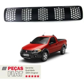 Grade inferior do parachoque dianteiro fiat strada