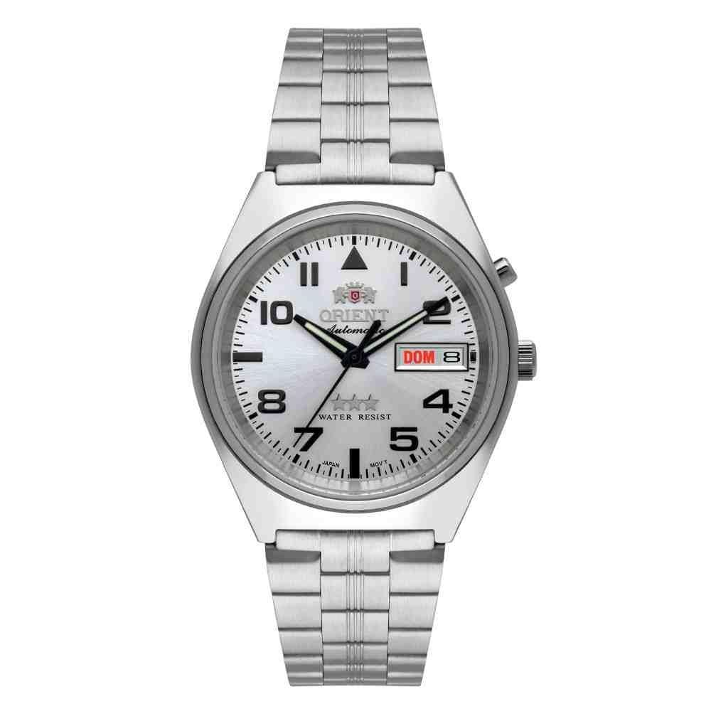 Relógio masculino orient automático 469ss083f s2sx