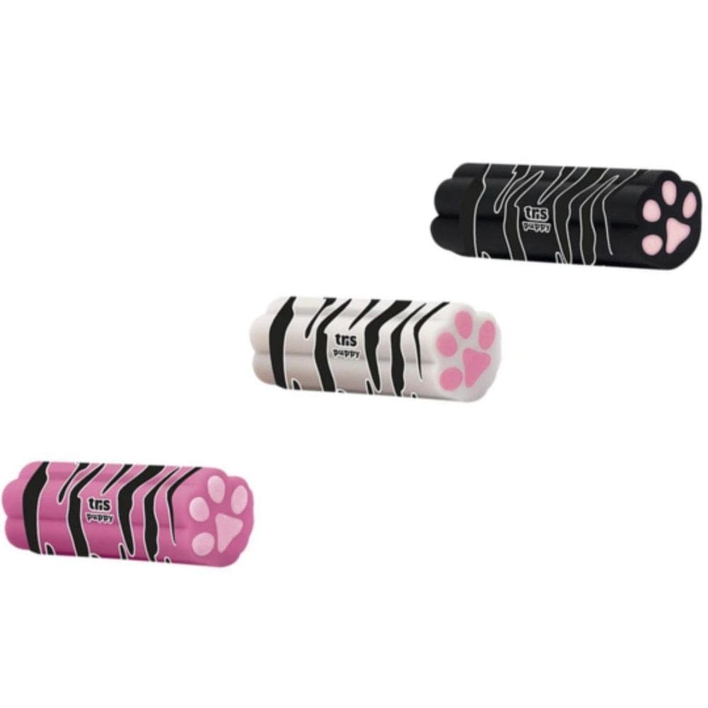 Borracha puppy holic pets - patinhas - cores - tris