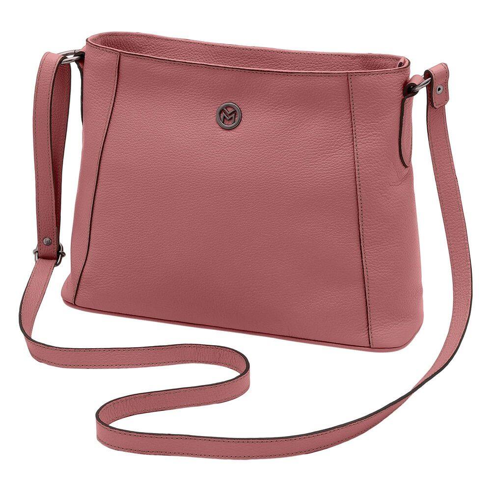 Bolsa Feminina Transversal De Couro Bovino Mariart Jasmim