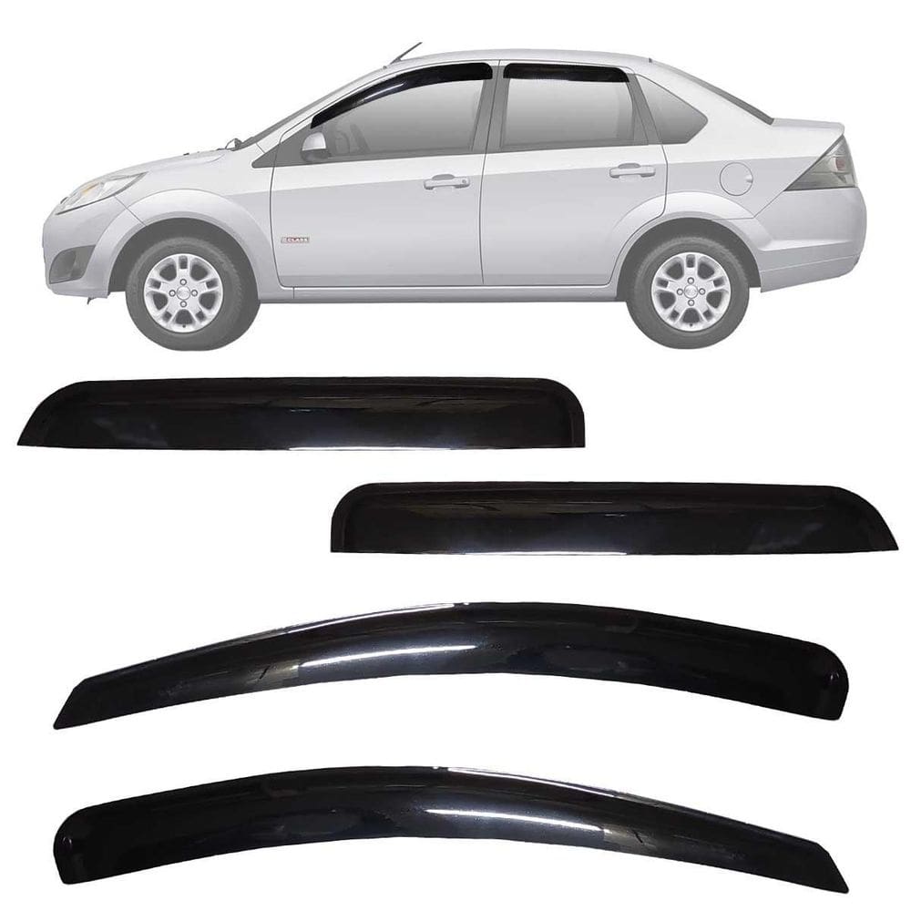 Calha chuva ford fiesta sedan rocam a