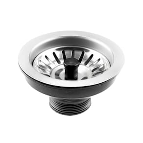 Válvula Inox Extra-Brilho Tipo Americana 4.1/2" c/Pino Plástico Preto