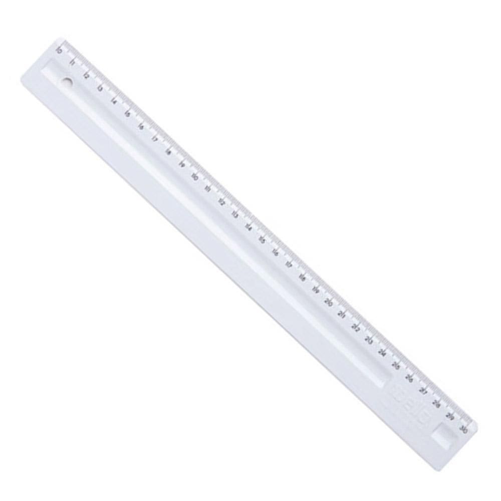 Régua Escolar 30Cm Branco Pop Dello