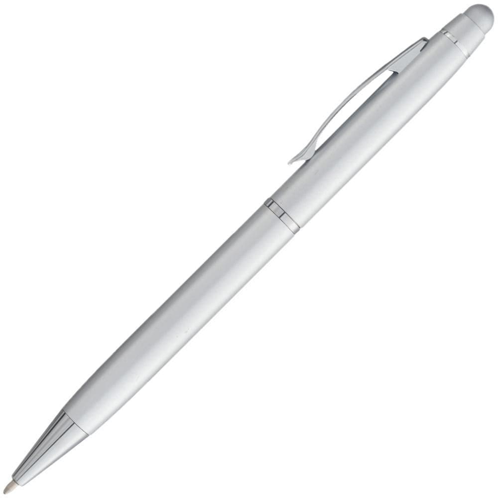 Caneta esferográfica crown viena touch - prata - ex11307s