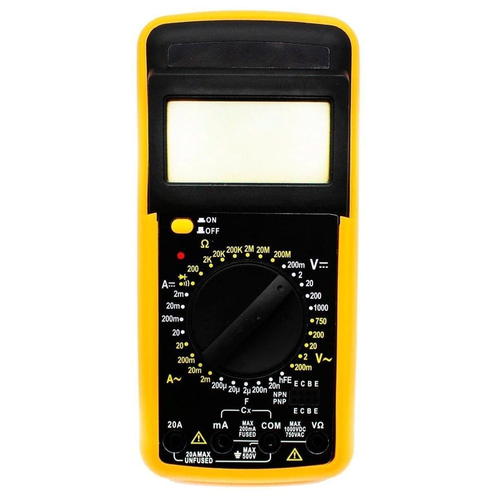 Digital iluminação tensão multímetro medição completa