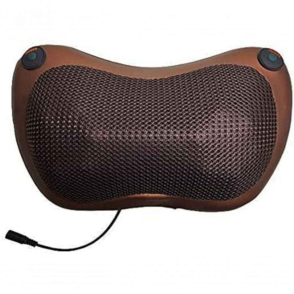 Almofada Travesseiro Encosto Massageador Shiatsu Portátil Para Carro Escritório