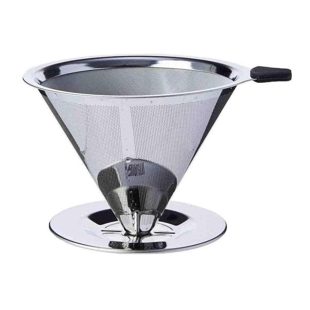 Filtro Coador Reutilizável Para Café Em Aço Inox - Prateado