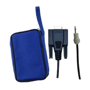 Kit Cabo Crs-20 Conexão Pc Rs-232 Utilizado Diversos Equipamentos Datalogger Instrutherm Estojo Transporte Es-10