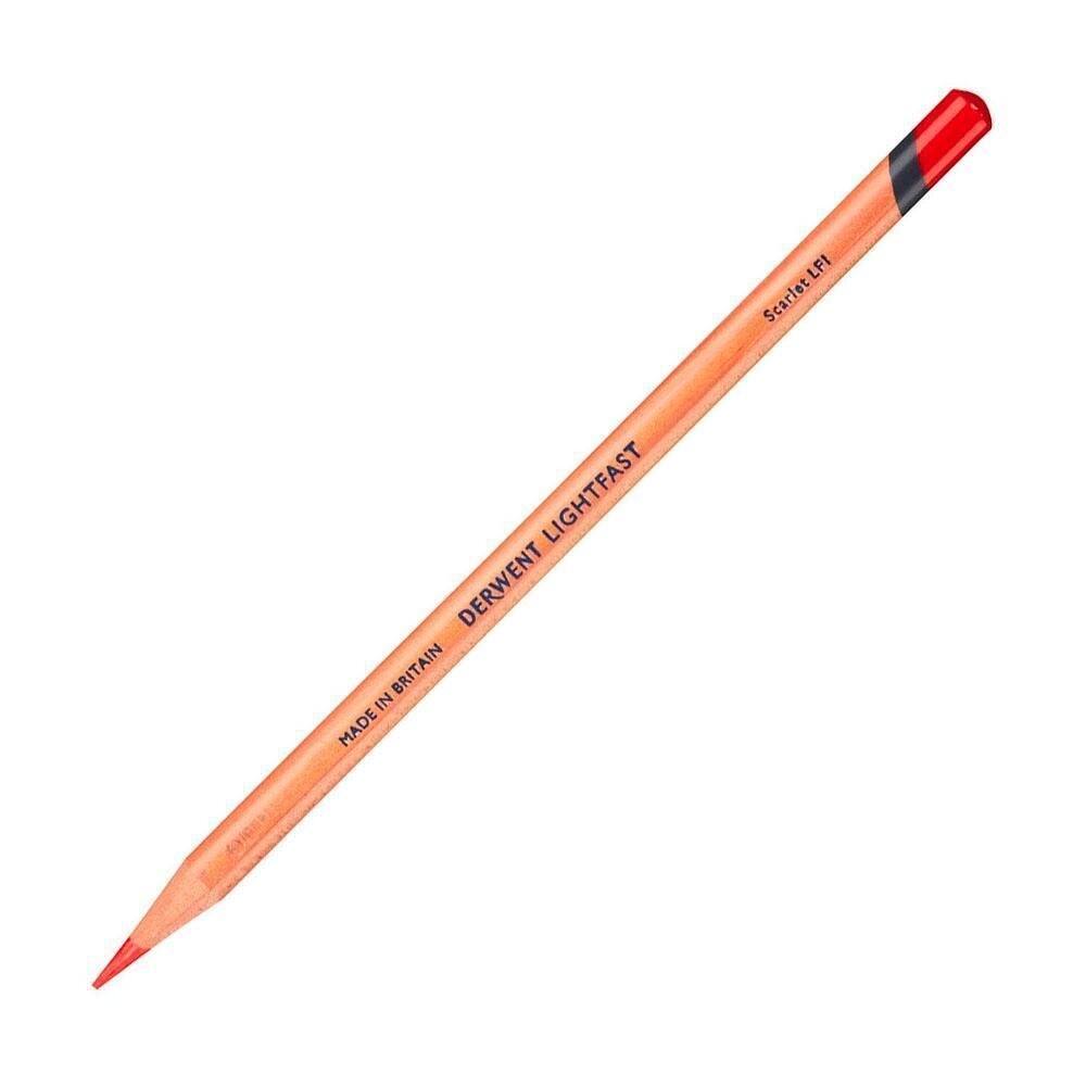 Lápis De Cor Lightfast Permanente Scarlet Derwent