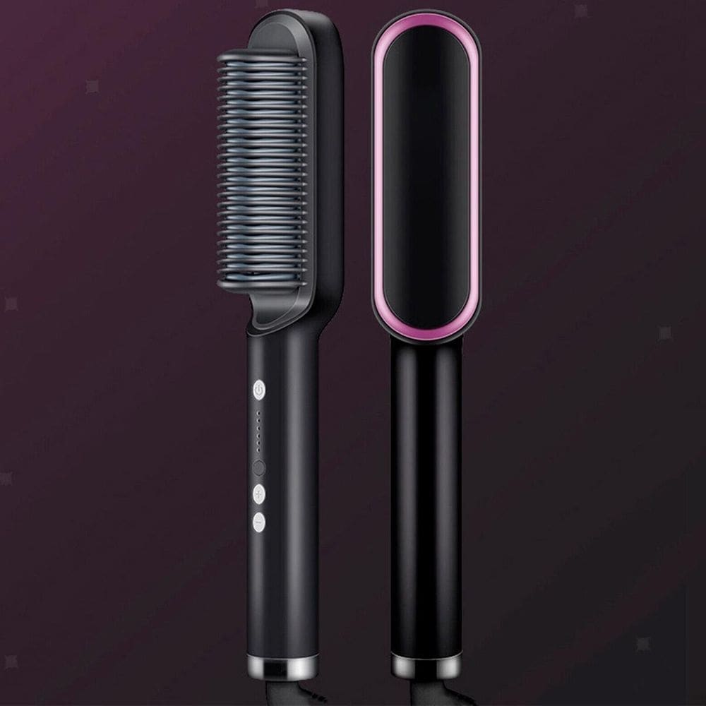 Escova 3 Em 1 Secadora Modeladora Portátil 110/220V Bivolt