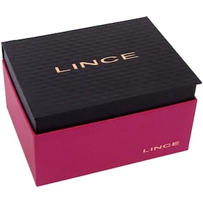 Relógio feminino lince lrr4707l r1rx gold rose casual