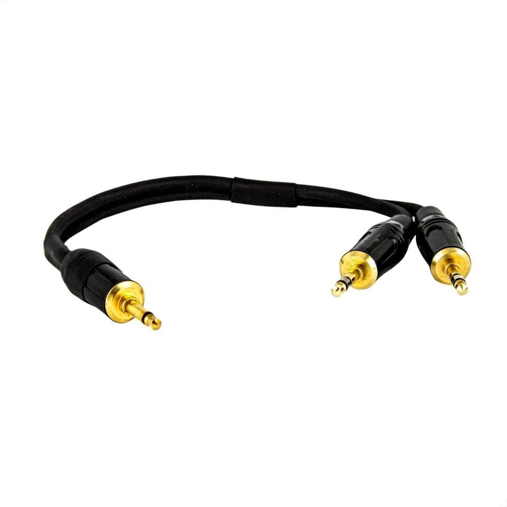 Cabo p2 mono para 2 p2 estereo - 5 mt