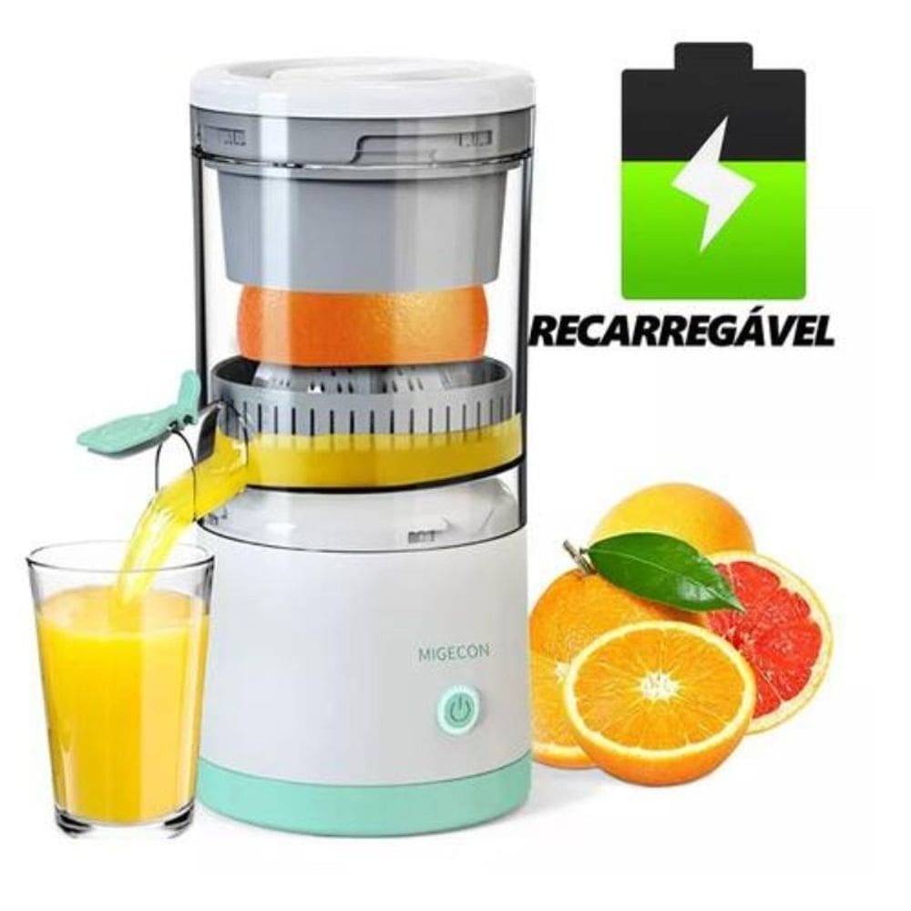 Espremedor de frutas elétrico 45w branco