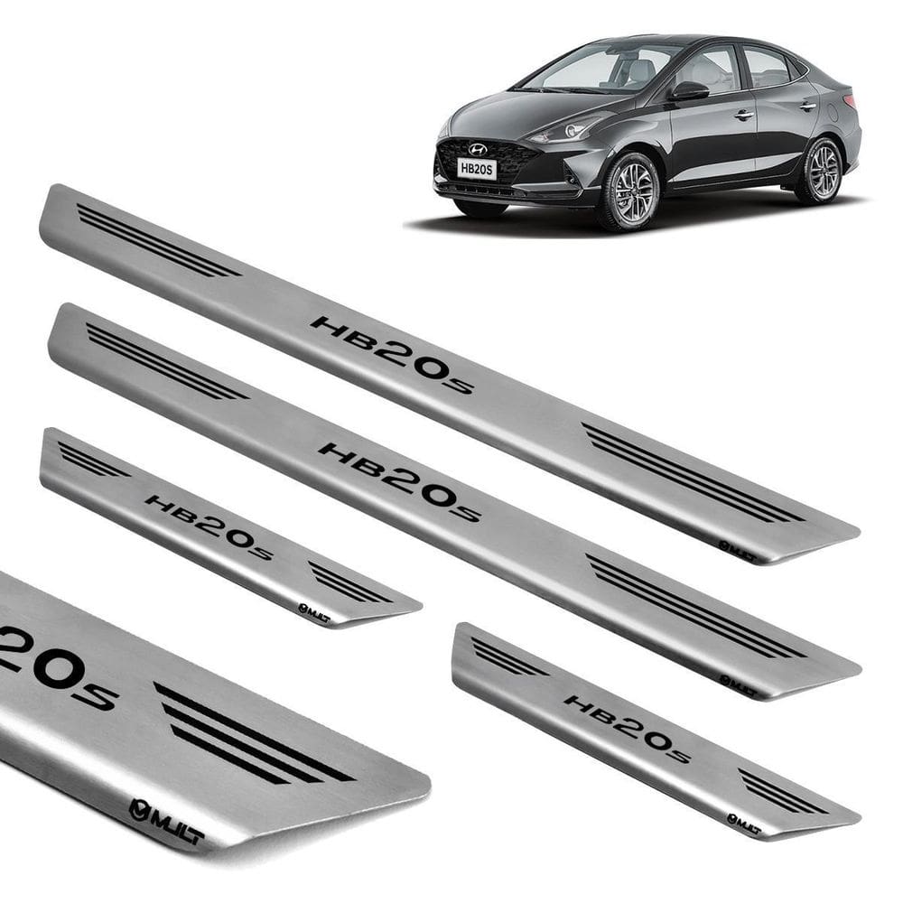 Soleira aço inox escovado porta mult hb20s 2023