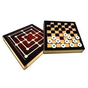 Desafio jogo da dama brinquedo educativo e pedagógico em mdf