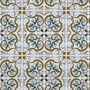 Papel de parede adesivo lavável azulejo português 3d 3m