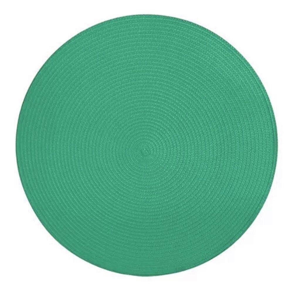 Jogo Americano Redondo 8 Unidades 38Cm Verde