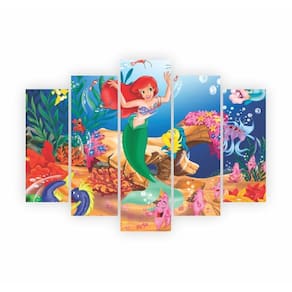 Kit Decoração Festa A Pequena Sereia Ariel Princesa Linguado
