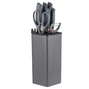 Kit Cozinha 8 Peças Aço Inox Multiuso