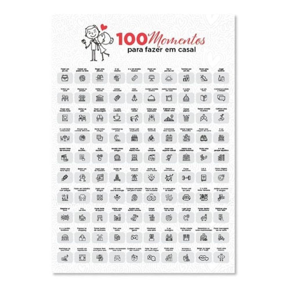 100 coisas para fazer em casal presente casal + namorado