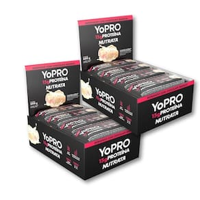 Kit Com 2 Displays De Barra Proteica Yopro Nutrata 12Un Cada